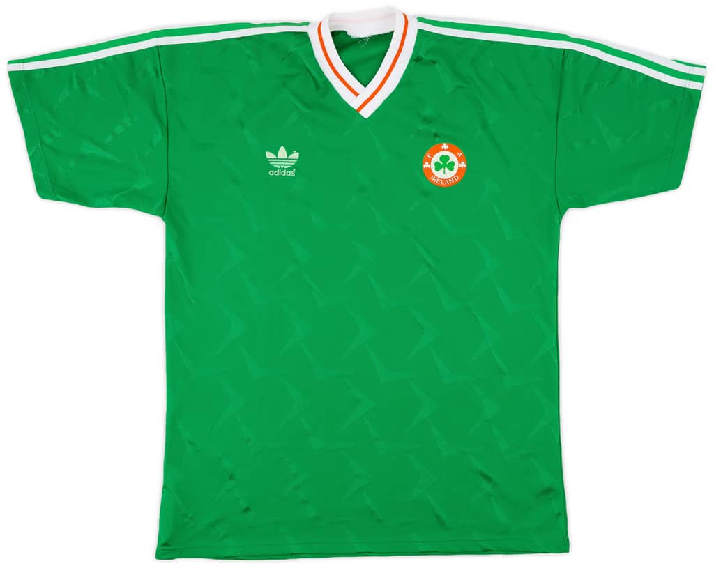 1990-92 Ireland Home Shirt - 8/10 - (L)