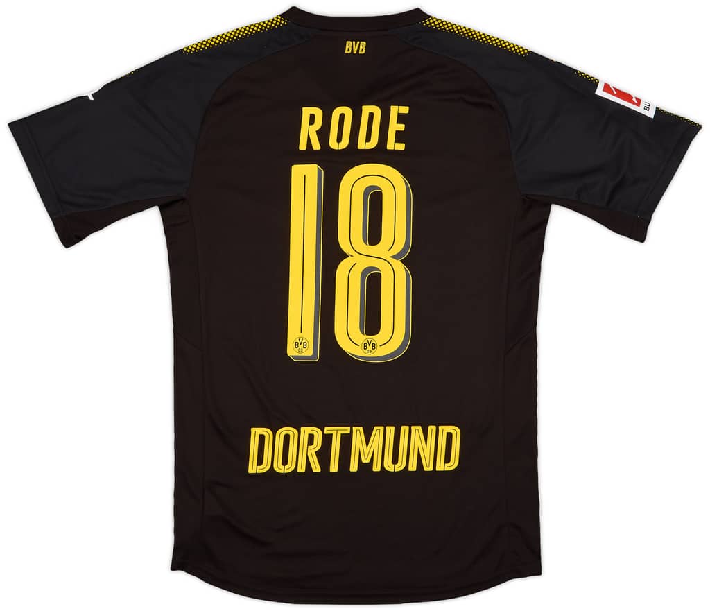 2017-18 Borussia Dortmund Authentic Away Shirt Rode #18 - 10/10 - (M)