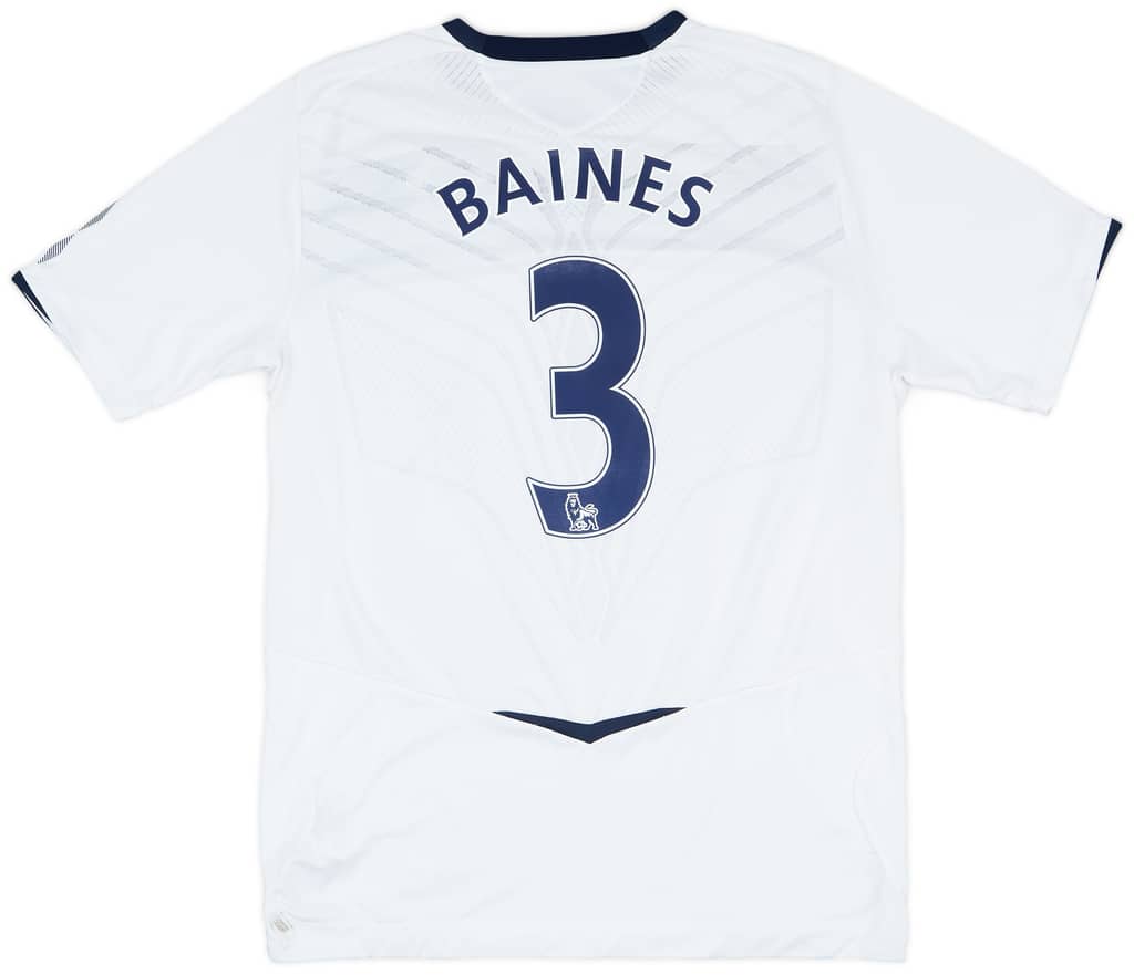 2008-09 Everton Away Shirt Baines #3
