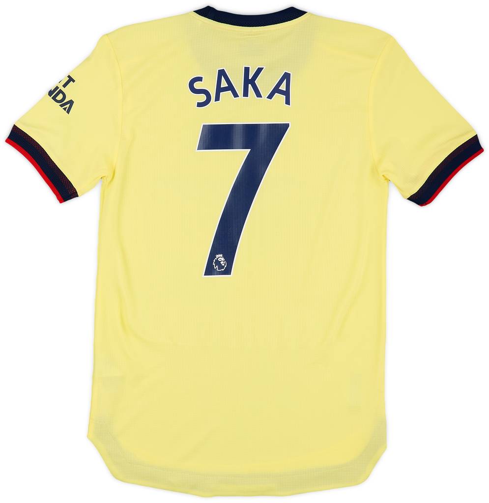 2021-22 Arsenal Authentic Away Shirt Saka #7 - 8/10 - (XS)