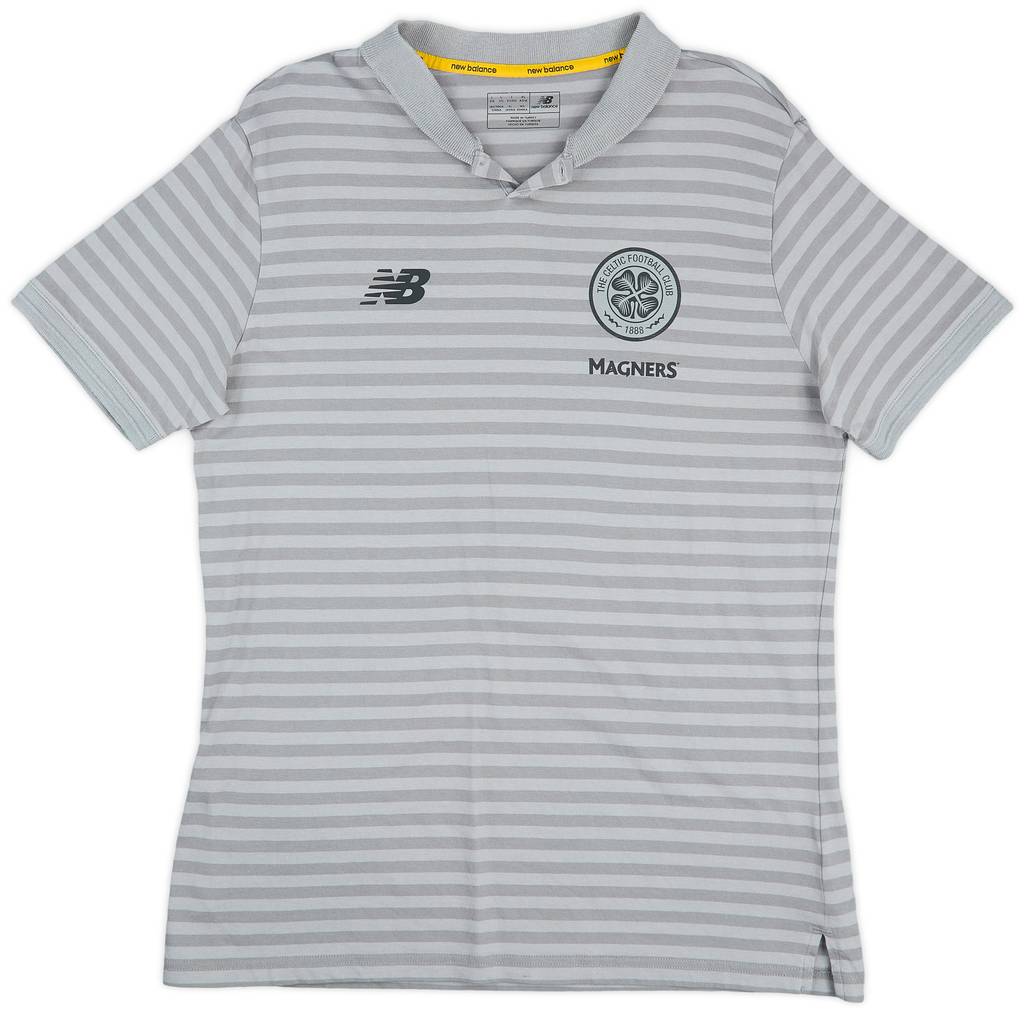 2019-20 Celtic New Balance Polo Shirt - 8/10 - (L)