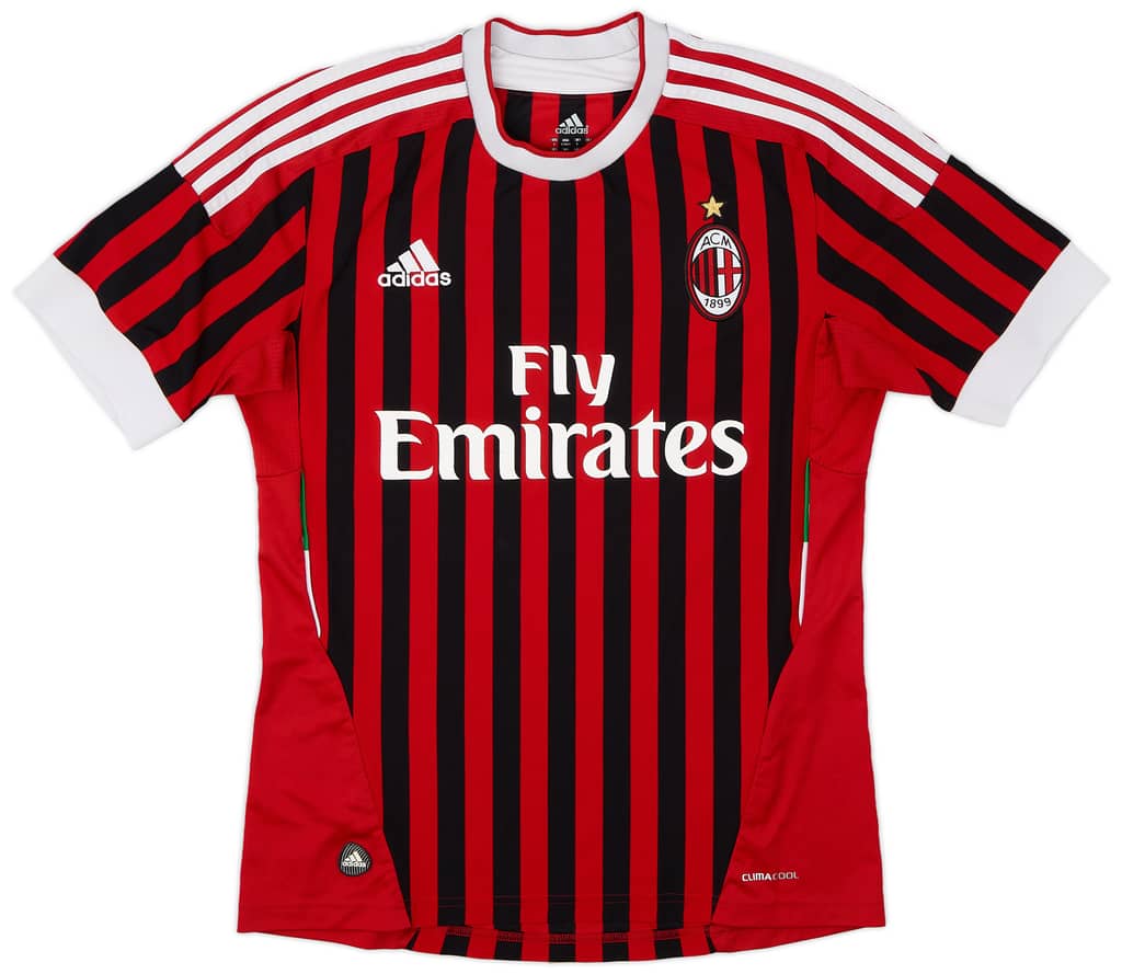 2011-12 AC Milan Home Shirt - 7/10 - (S)