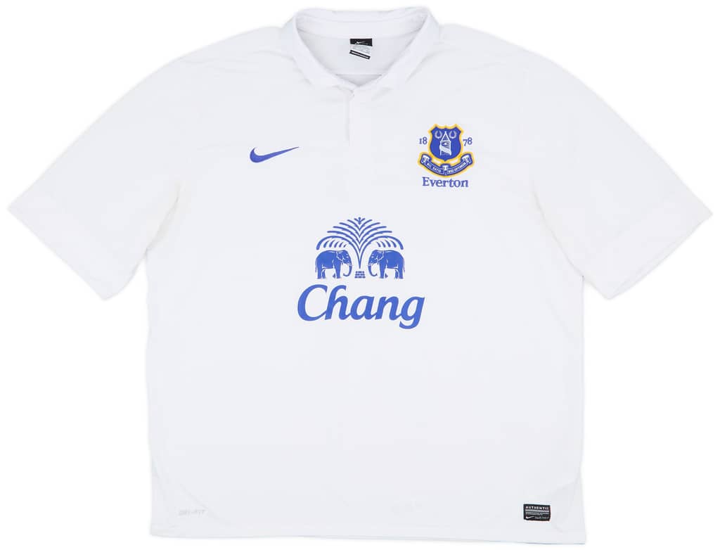 2012-13 Everton Third Shirt Baines #3 - 7/10 - (XXL)