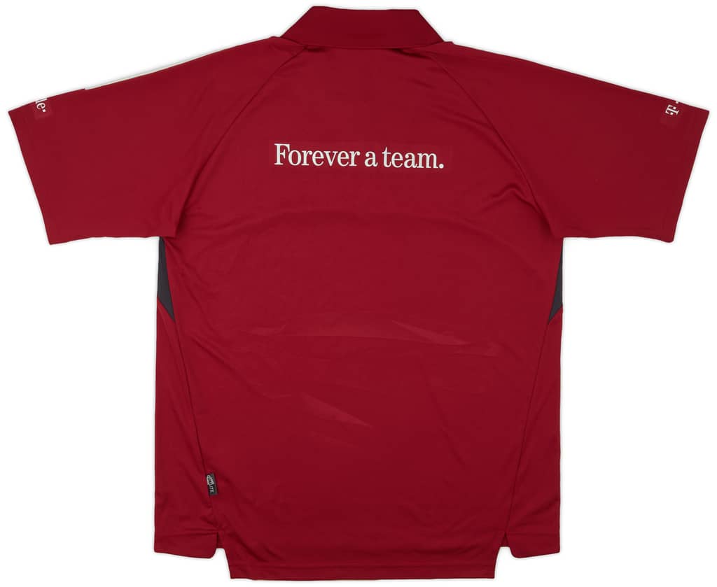 2002-03 Bayern Munich Player Issue adidas 1/4 Zip Polo Shirt - 9/10 - (L)