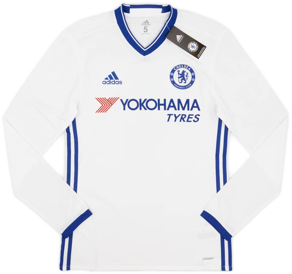 2016-17 Chelsea Player Issue Third L/S Shirt Fabregas #4 (S/M)