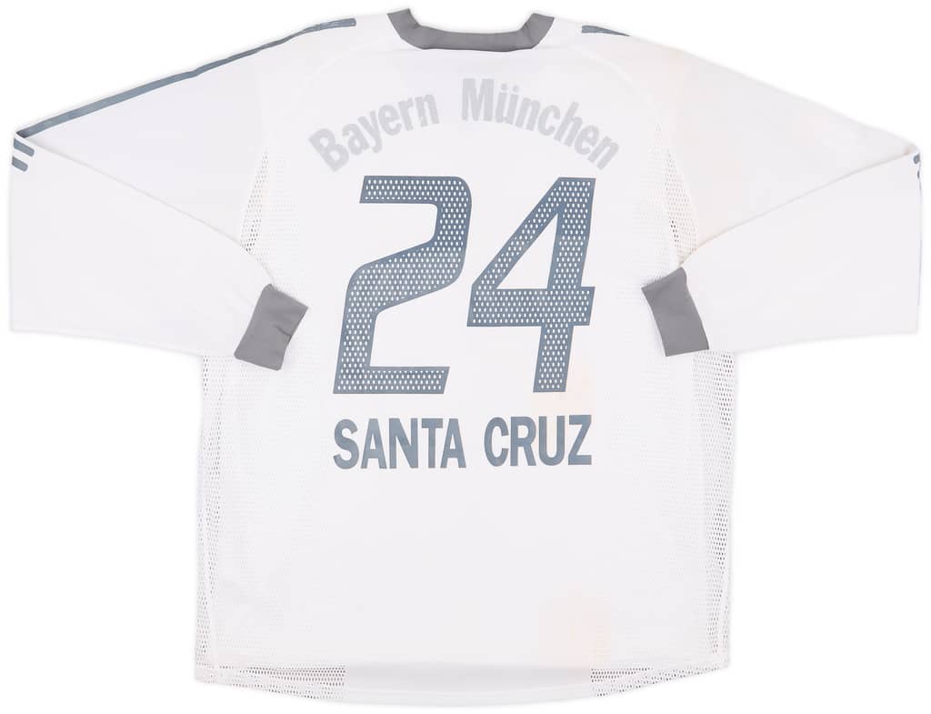 2002-03 Bayern Munich Match Issue Away L/S Shirt Santa Cruz #24