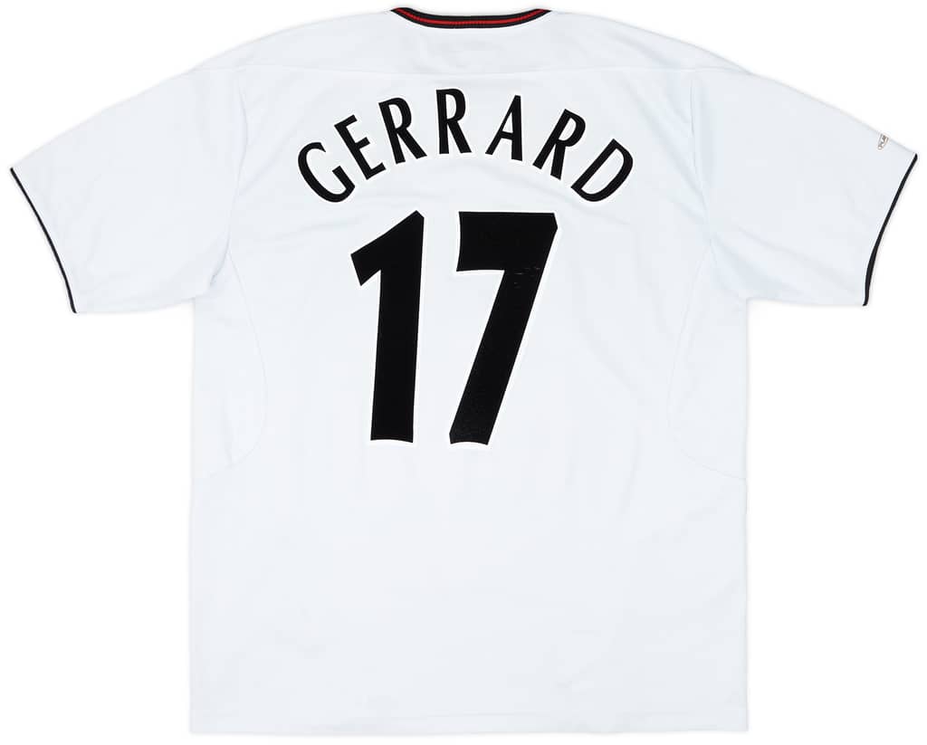 2003-04 Liverpool Away Shirt Gerrard #17 - 6/10 - (L)