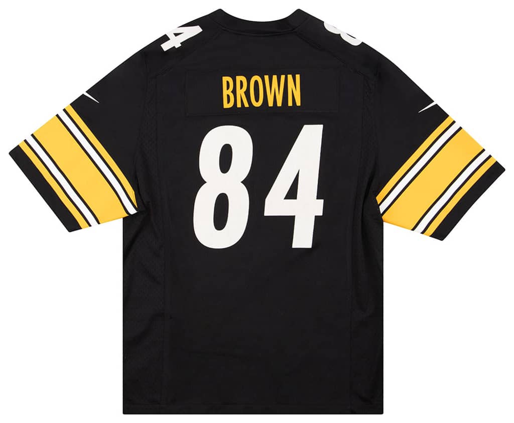 2012-18 Pittsburgh Steelers Brown #84 Nike Game Jersey (Home) XL