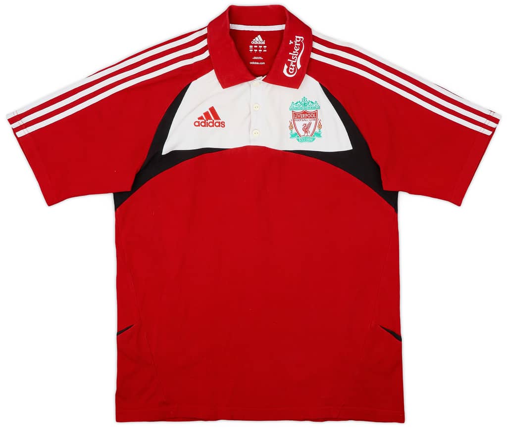 2007-08 Liverpool adidas Polo Shirt - 8/10 - (M)