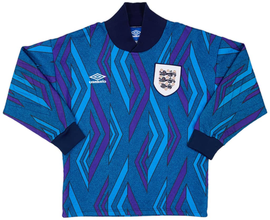1993-95 England GK Shirt - 9/10 - (Y)