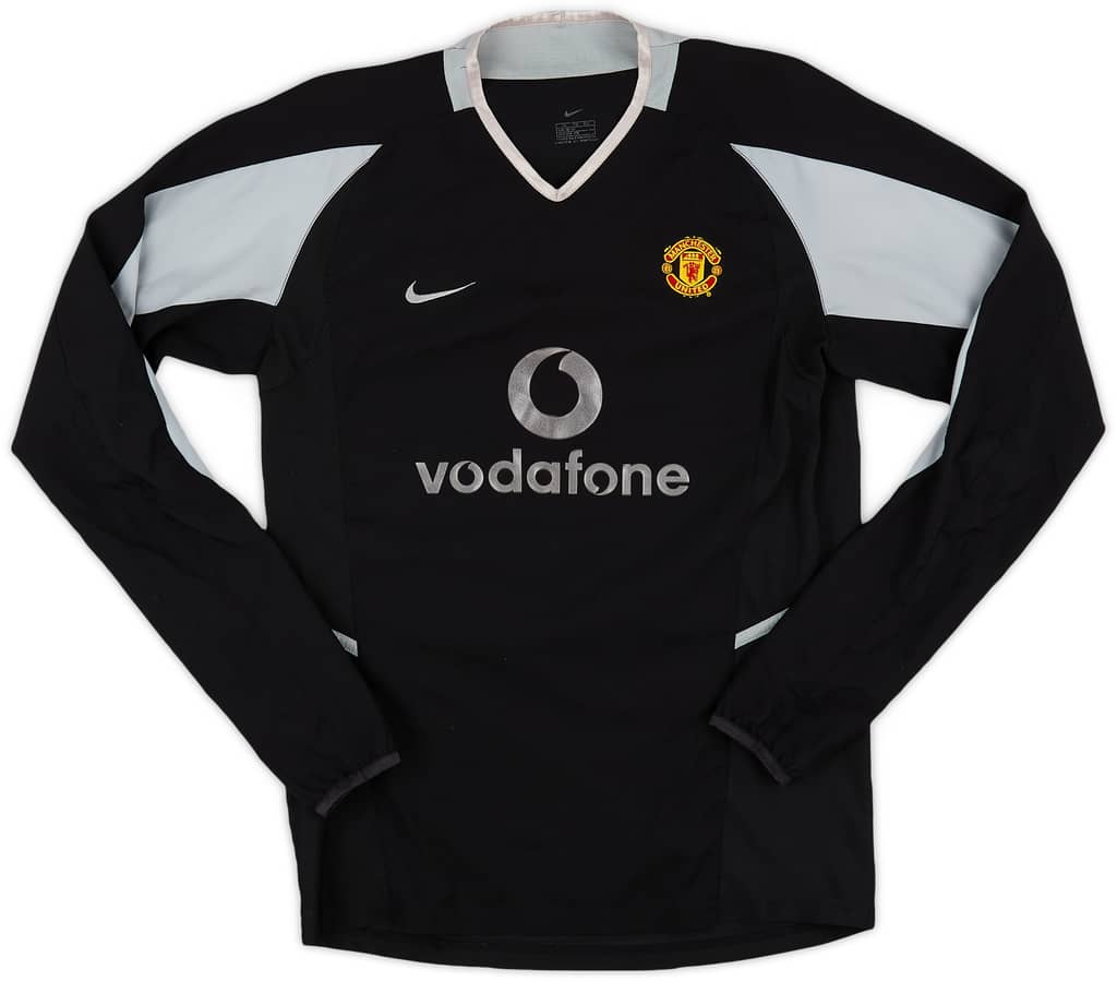 2002-04 Manchester United GK Shirt Barthez #1 - 8/10 - (XL.Boys)