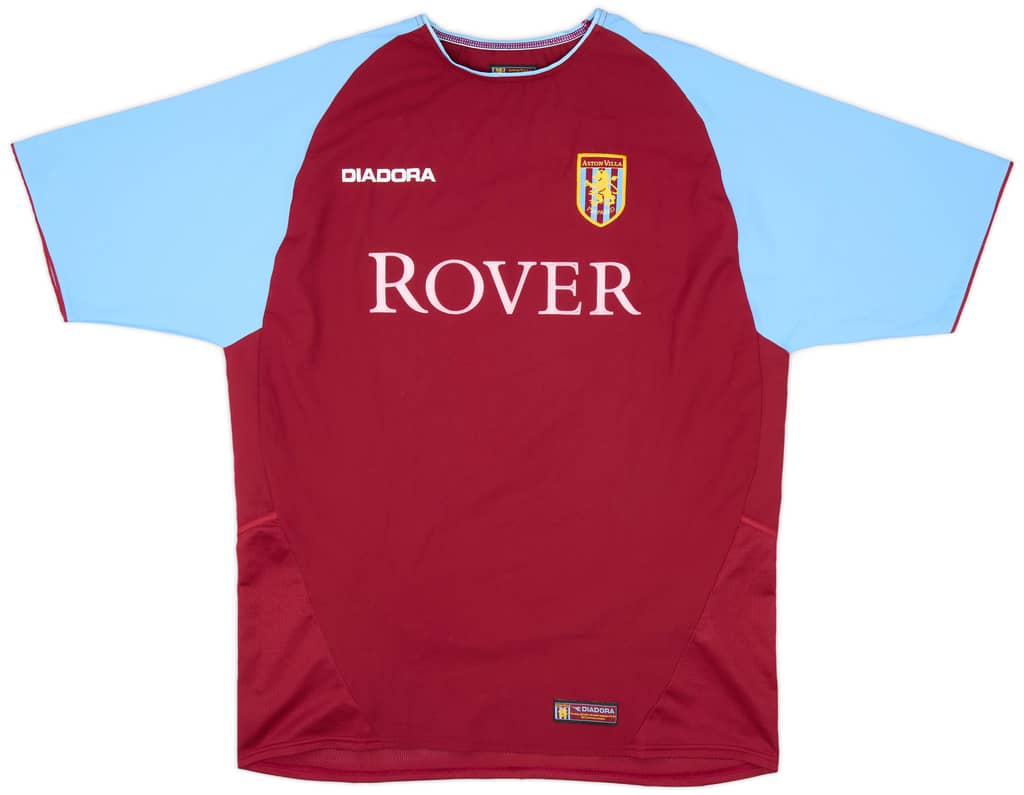 2003-04 Aston Villa Home Shirt Hadji #20 - 7/10 - (M)