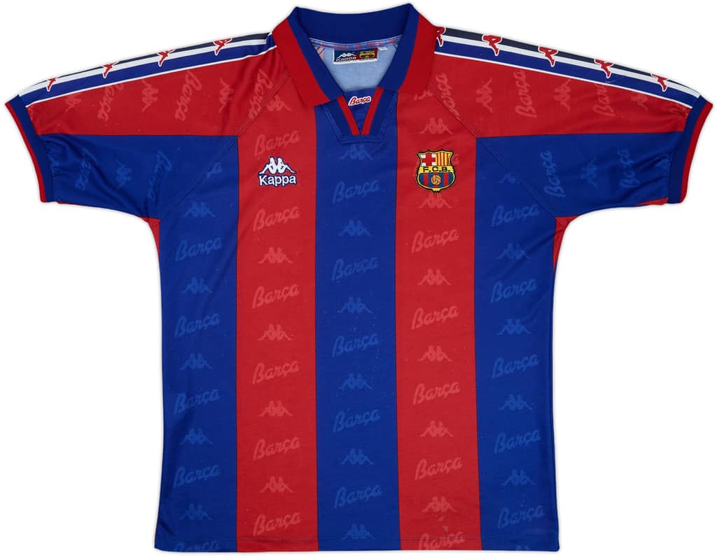 1995-97 Barcelona Home Shirt - 7/10 - (S)