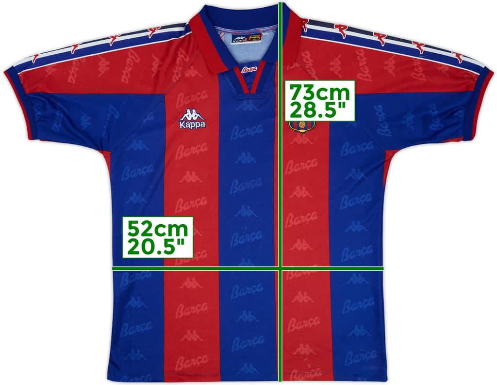 1995-97 Barcelona Home Shirt - 7/10 - (S)