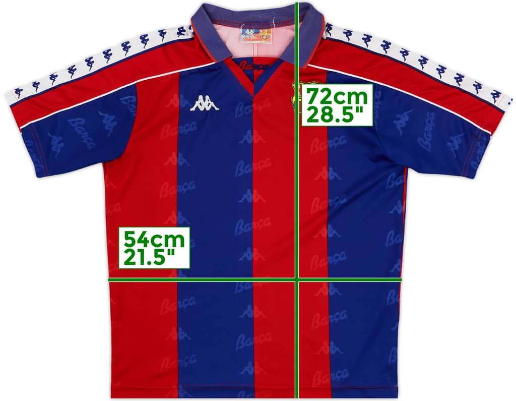 1992-95 Barcelona Home Shirt - 8/10 - (L)