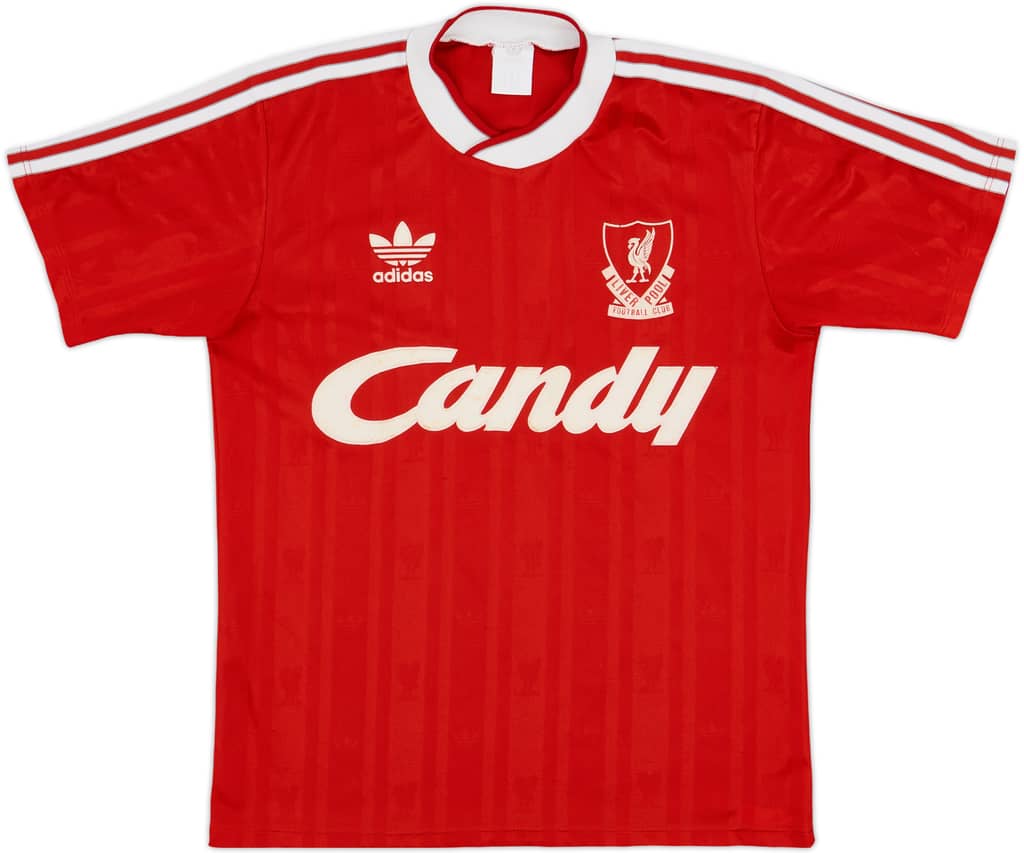 1988-89 Liverpool Home Shirt - 7/10 - (M)