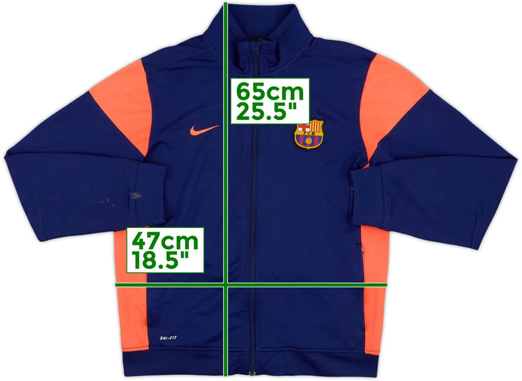 2014-15 Barcelona Nike Track Jacket - 5/10 - (XL.Boys)