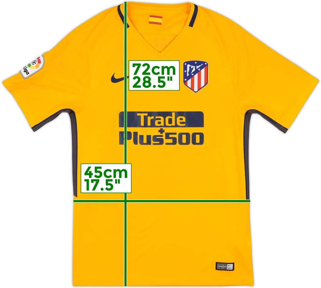 2017-18 Atletico Madrid Away Shirt - 8/10 - (S)