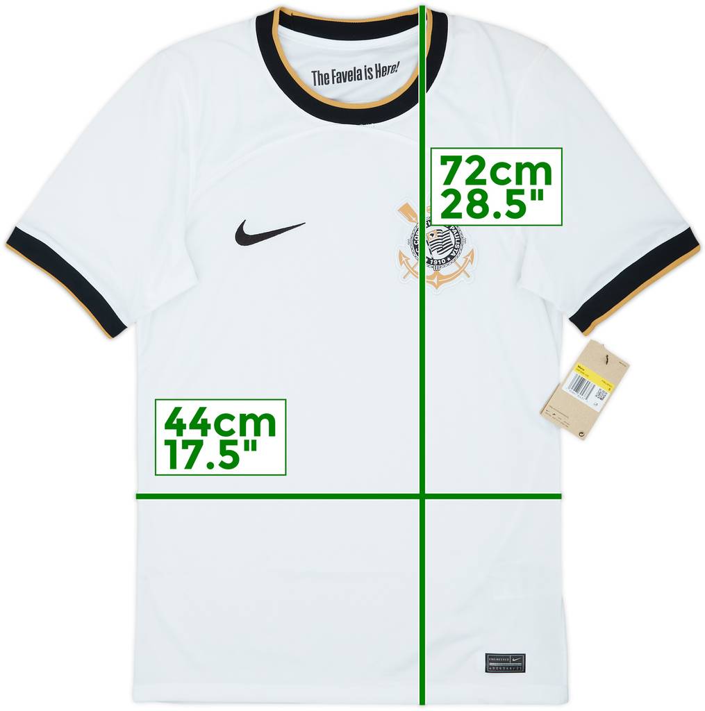 2022-23 Corinthians Home Shirt (S)