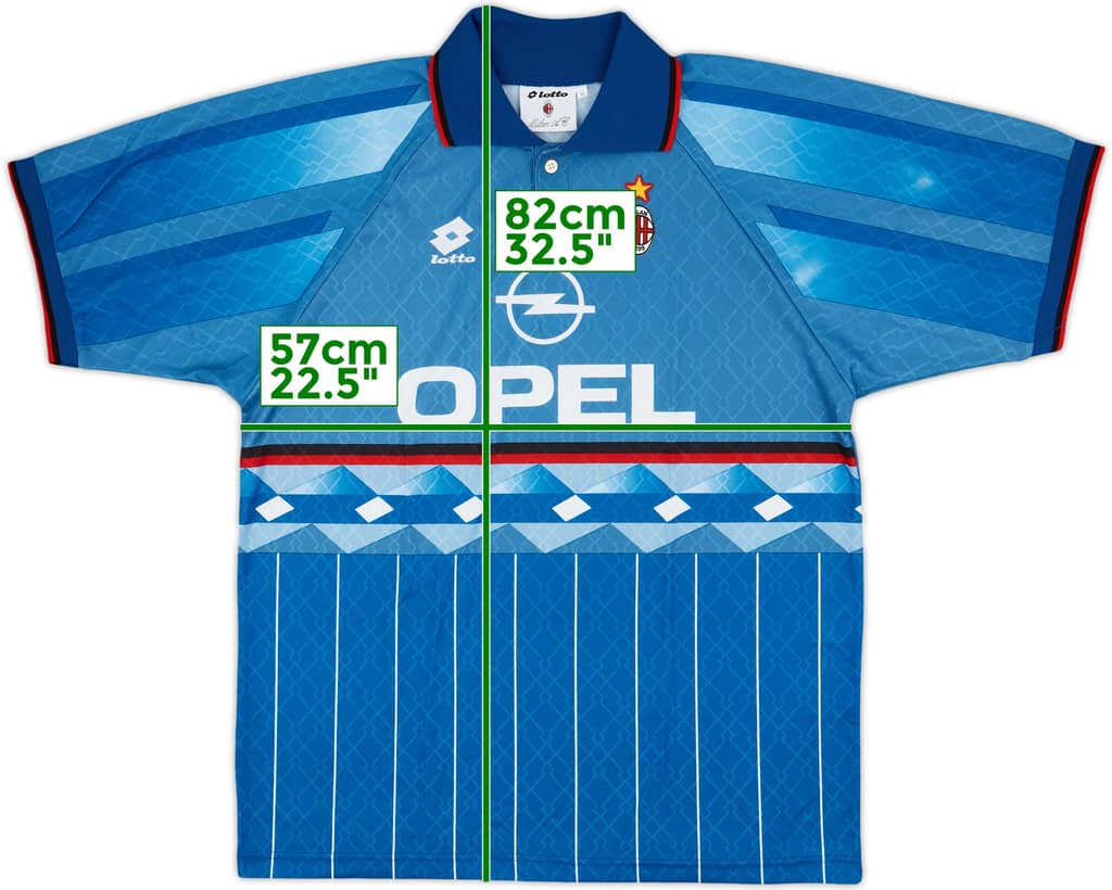 1995-96 AC Milan Fourth Shirt - 6/10 - (XL)