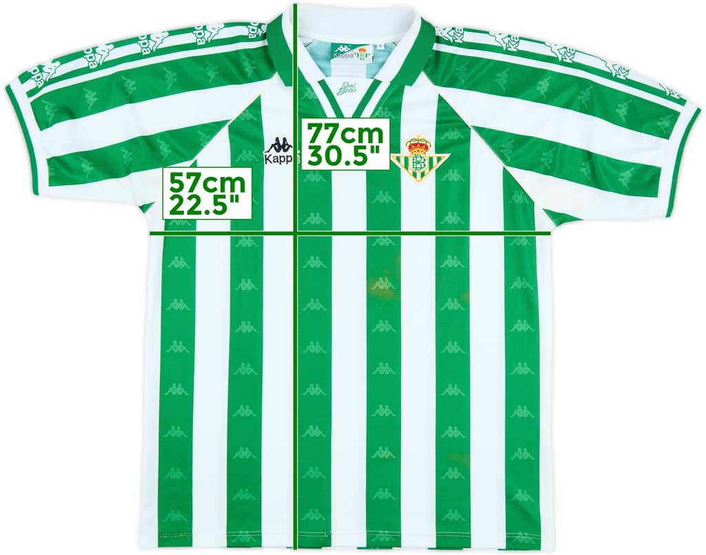 1995-97 Real Betis Home Shirt - 8/10 - (L)