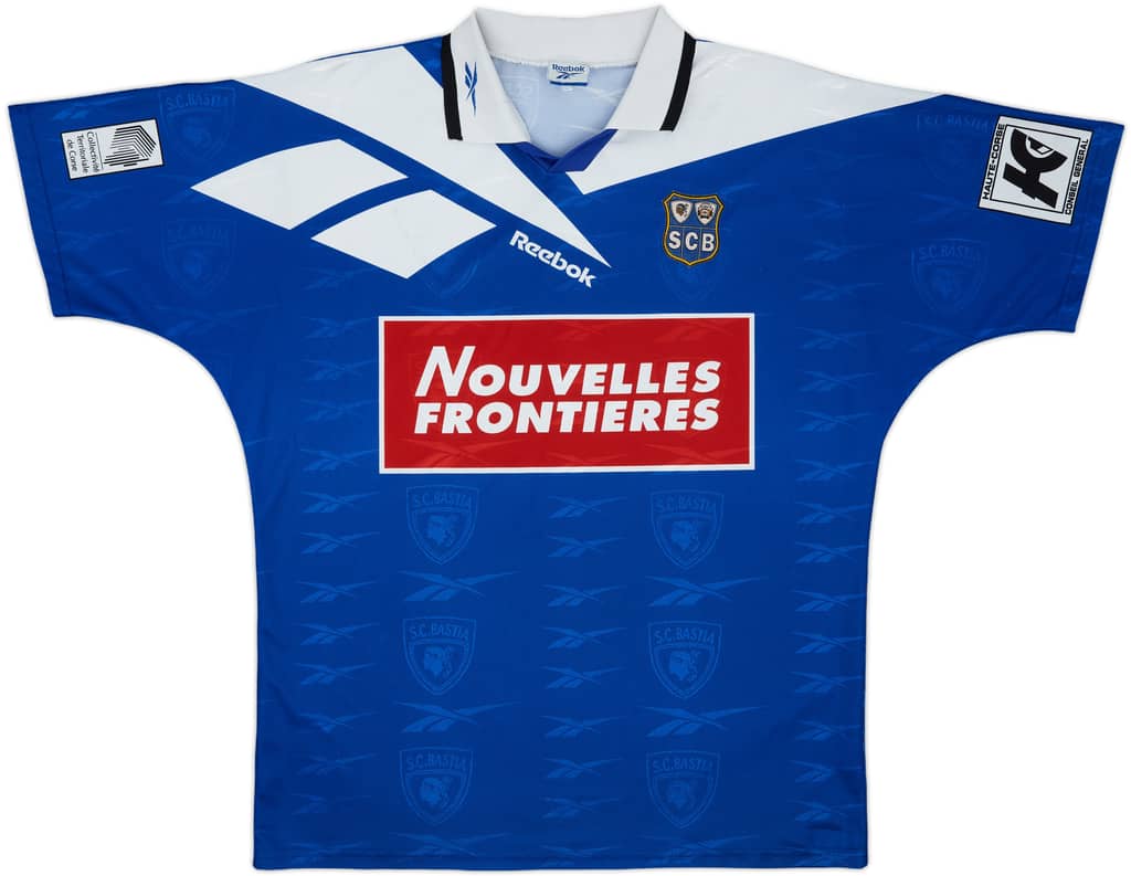 1995-96 Bastia Home Shirt - 7/10 - (XL)