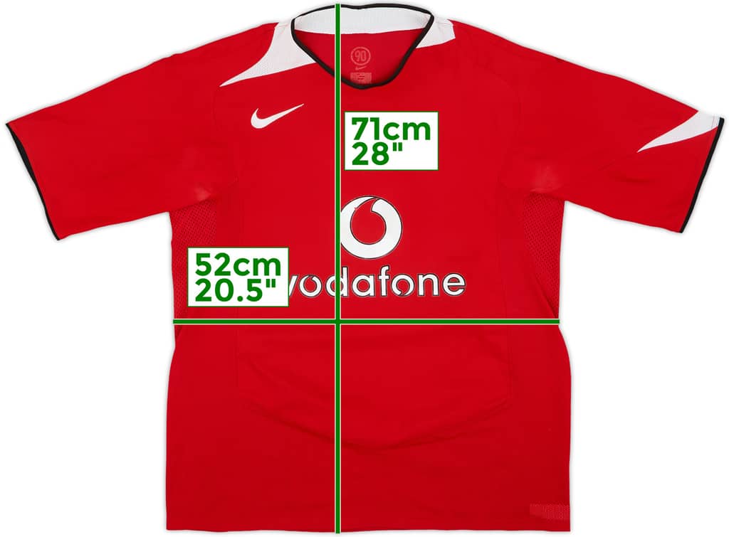 2004-06 Manchester United Home Shirt - 5/10 - (M)