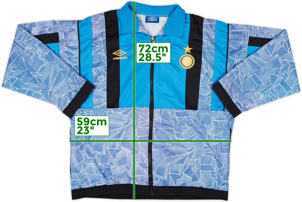 1997-98 Inter Milan Umbro Track Jacket - 8/10 - (M)