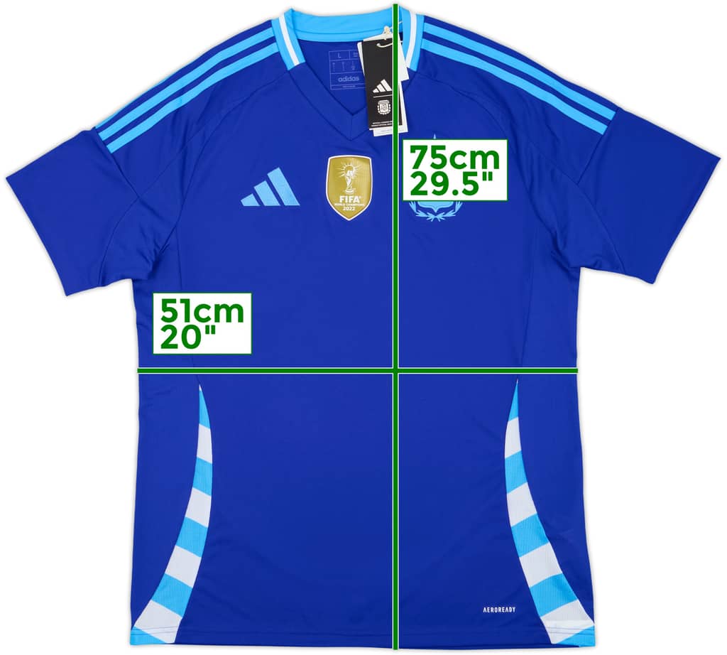 2024-25 Argentina Away Shirt (L)