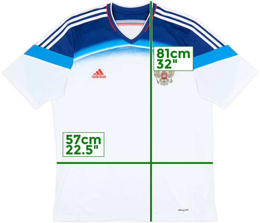 2014 Russia Away Shirt - 8/10 - (XL)
