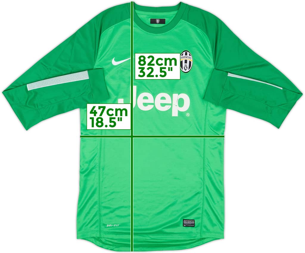 2013-14 Juventus Authentic GK Shirt - 6/10 - (M)