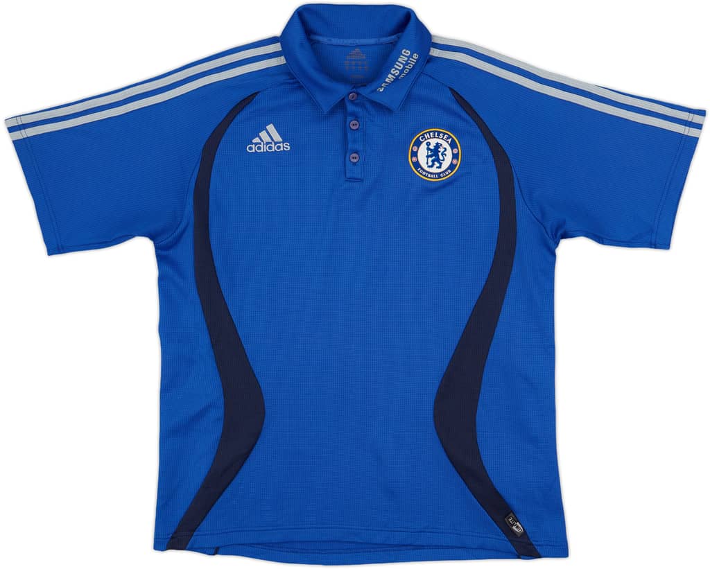 2006-07 Chelsea adidas Polo Shirt - 8/10 - (L)