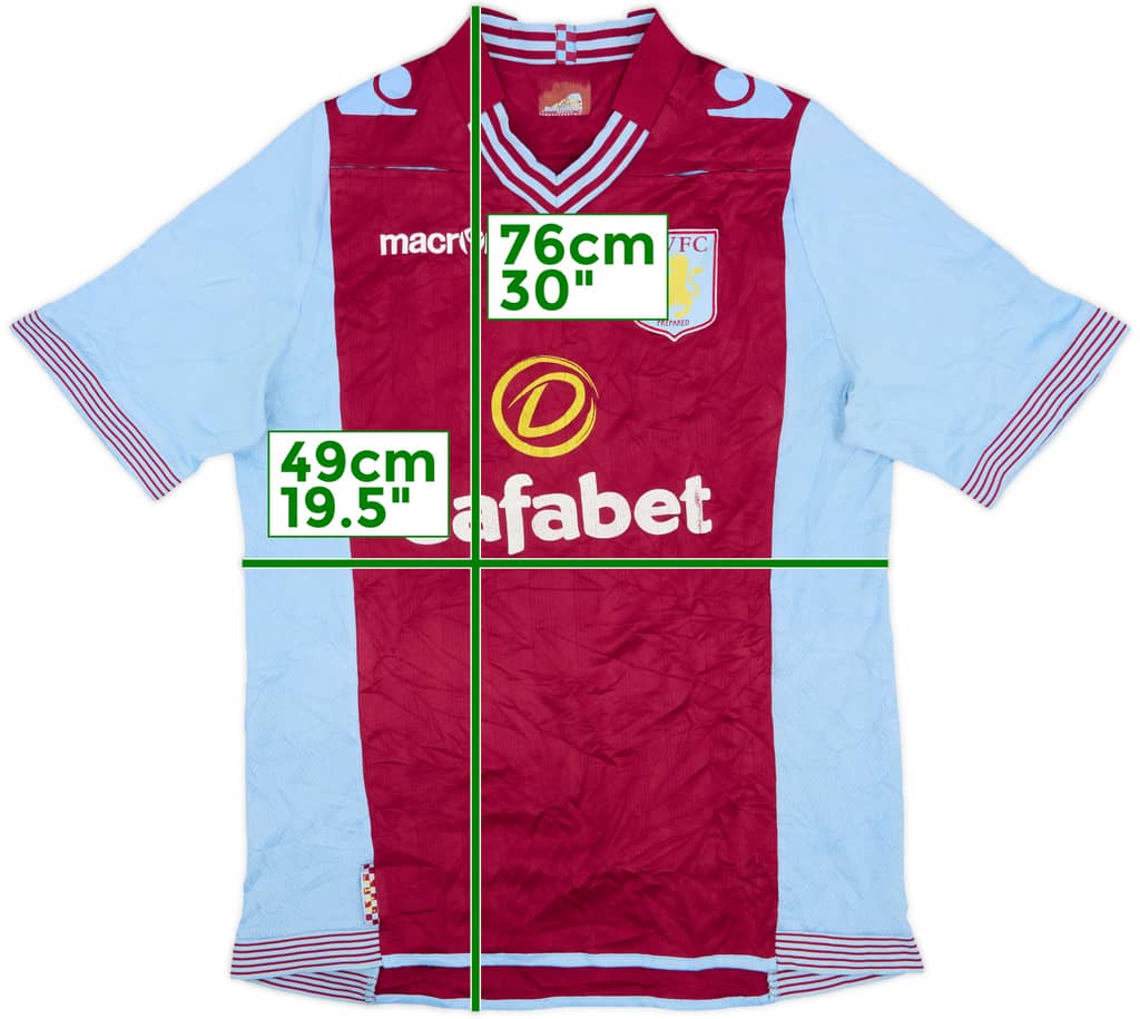 2013-14 Aston Villa Home Shirt - 5/10 - (L)