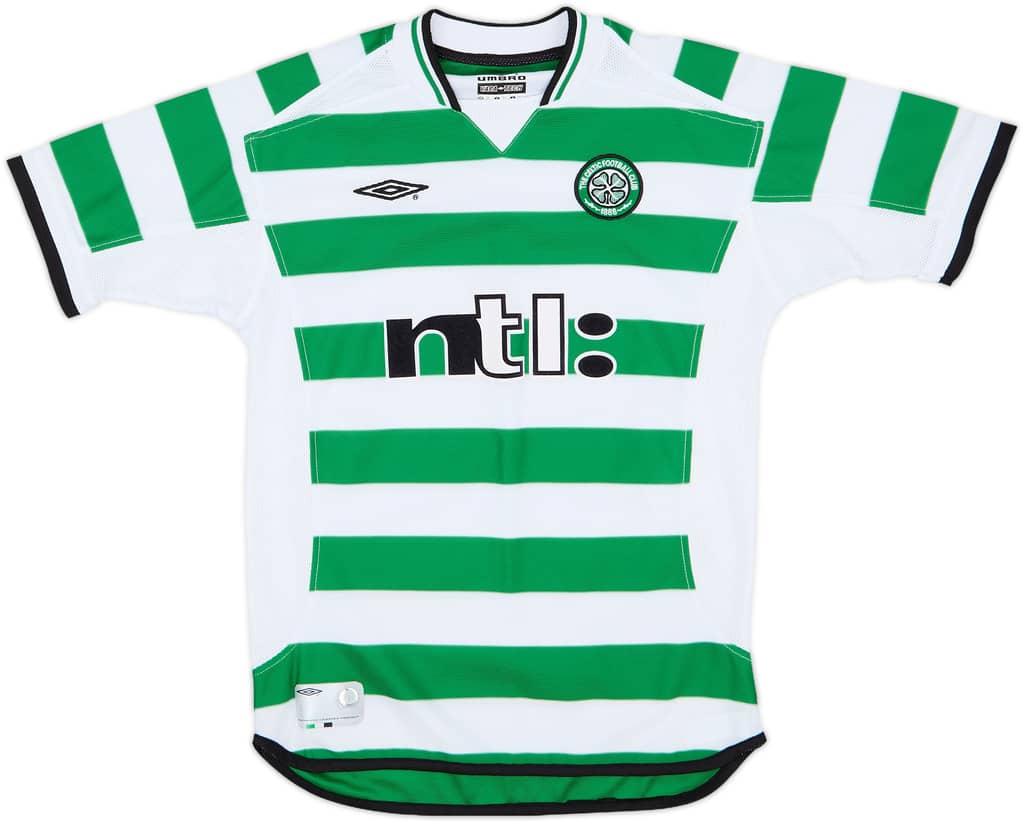 2001-03 Celtic Home Shirt - 10/10 - (M.Boys)