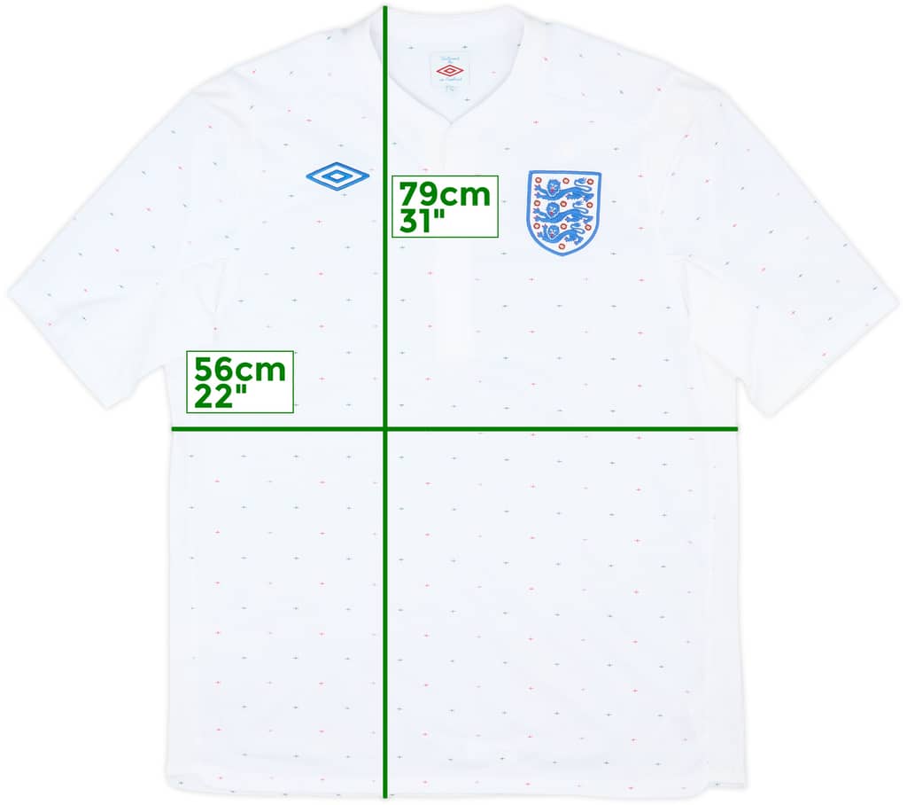 2010-11 England Special Home Shirt - 10/10 - (L)