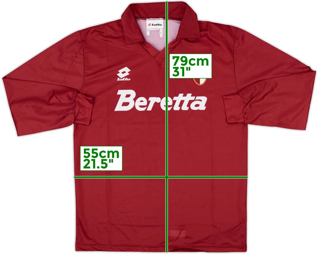 1993-94 Torino Home L/S Shirt - 9/10 - (L)