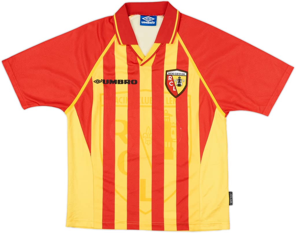 1999-00 Lens Home Shirt - 4/10 - (Y)