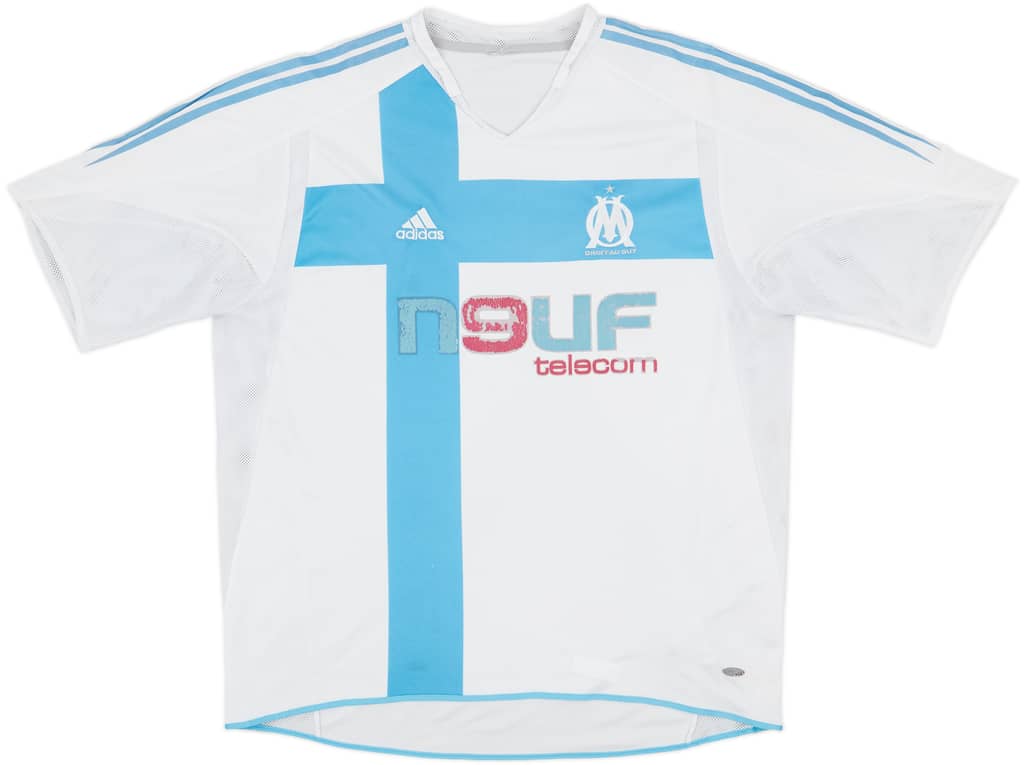 2004-05 Olympique Marseille Home Shirt - 5/10 - (XXL)
