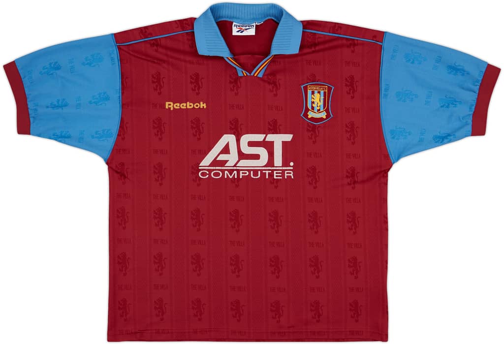 1995-97 Aston Villa Home Shirt - 6/10 - (XL)