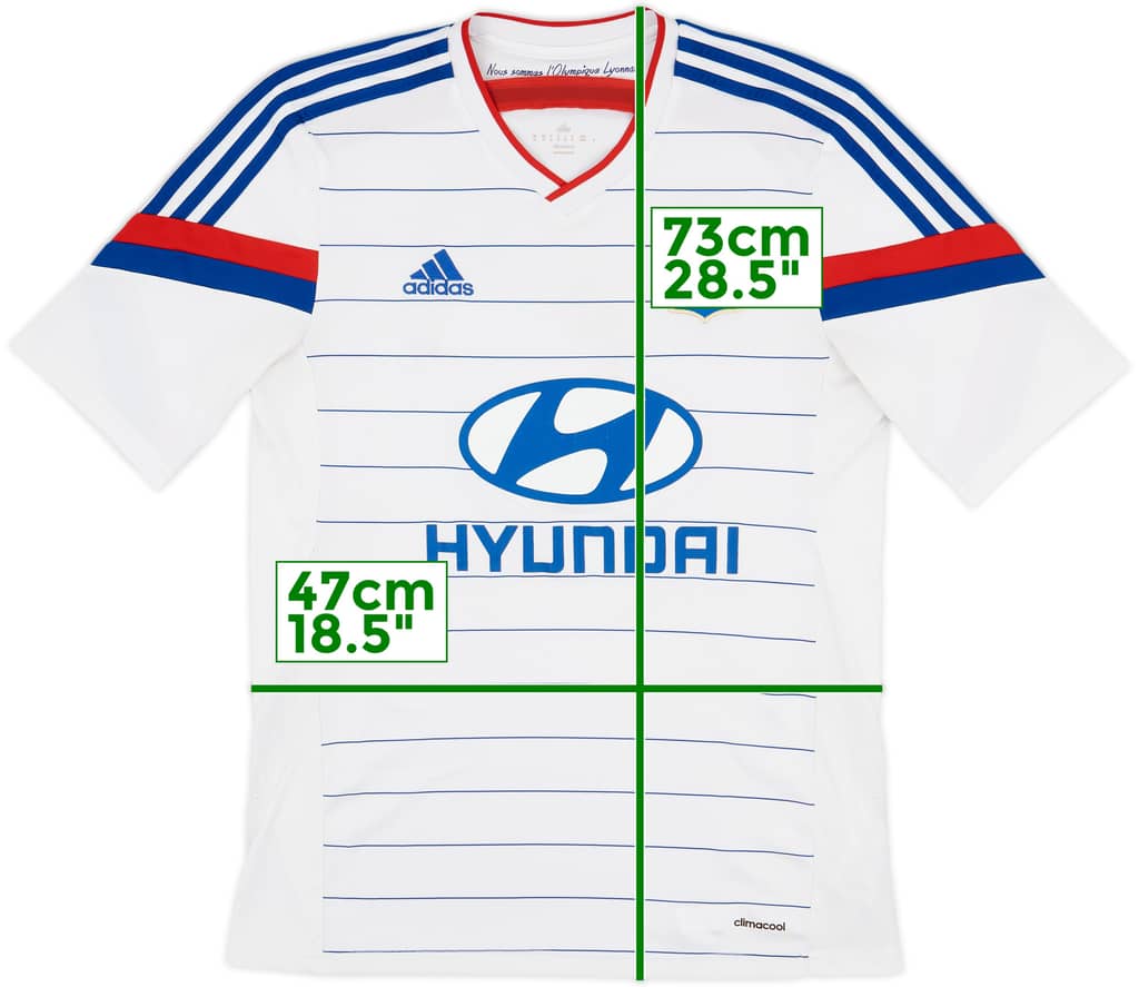 2014-15 Lyon Home Shirt - 7/10 - (M)
