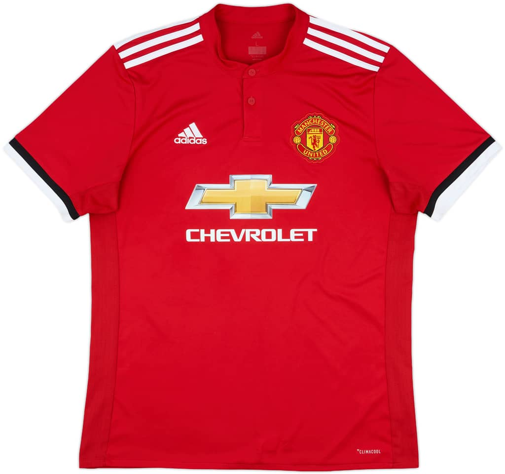 2017-18 Manchester United Home Shirt Pogba #6 - 8/10 - (S)