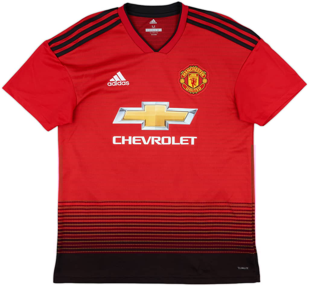 2018-19 Manchester United Home Shirt Pogba #6 - 8/10 - (S)
