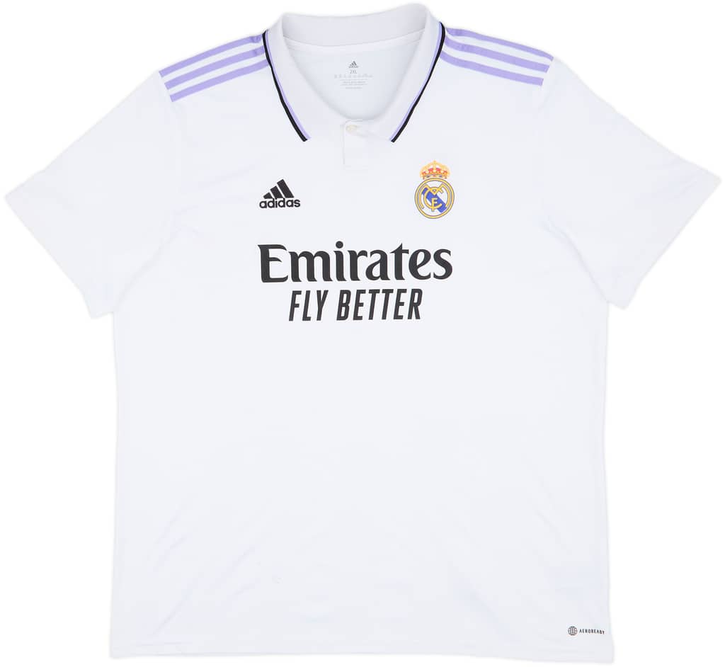 2022-23 Real Madrid Home Shirt - 5/10 - (XXL)