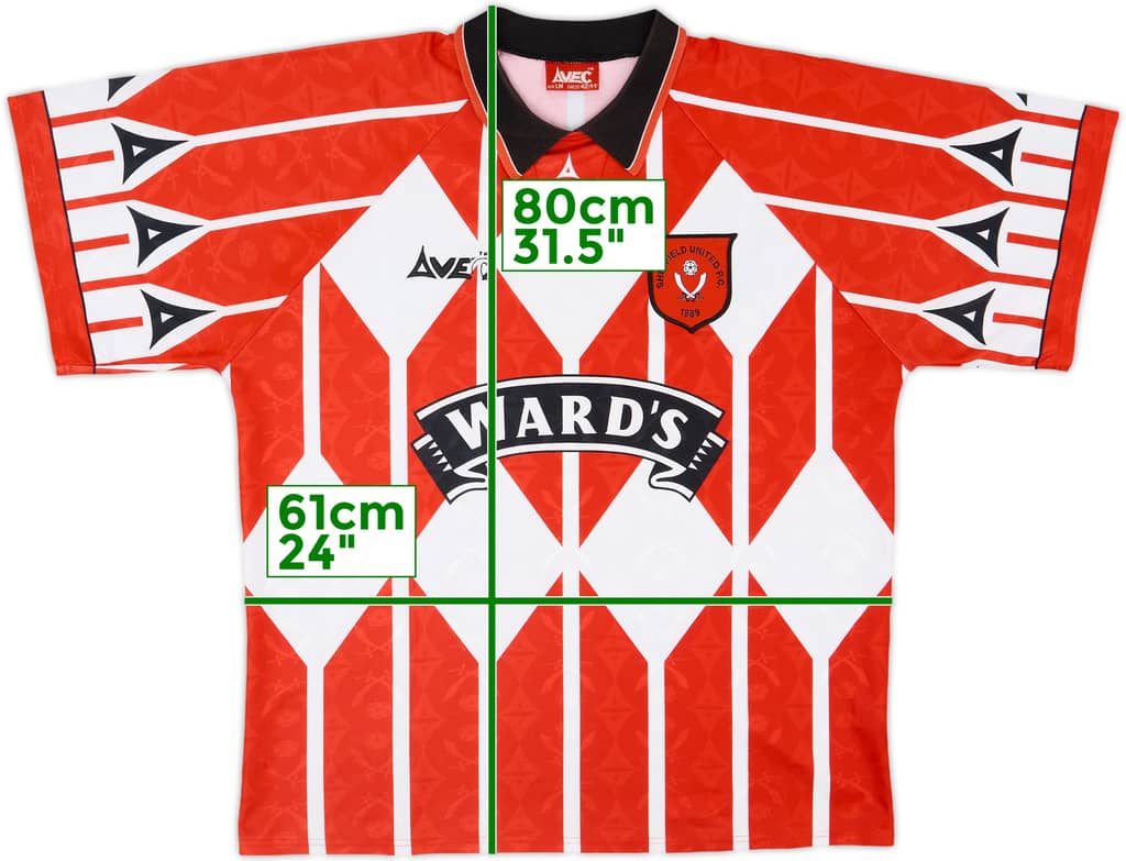 1995-96 Sheffield United Home Shirt - 5/10 - (L)
