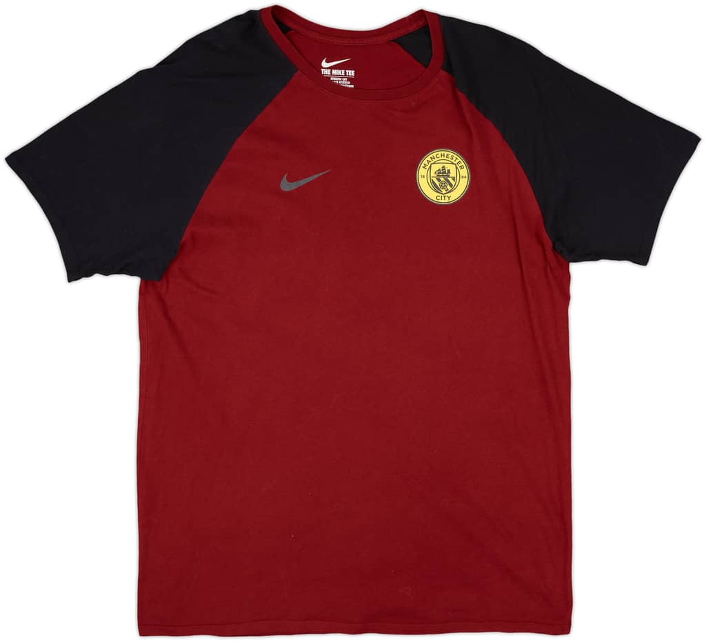 2016-17 Manchester City Nike Cotton Tee - 10/10 - (L)