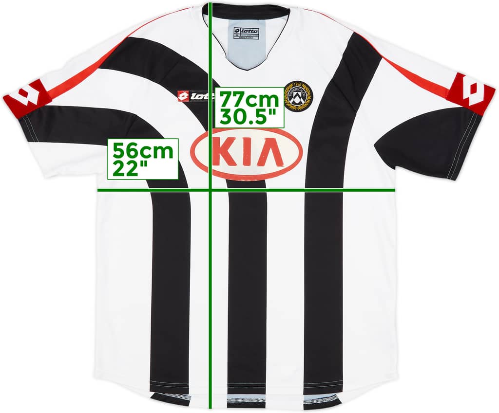 2005-06 Udinese Home Shirt - 7/10 - (XL)