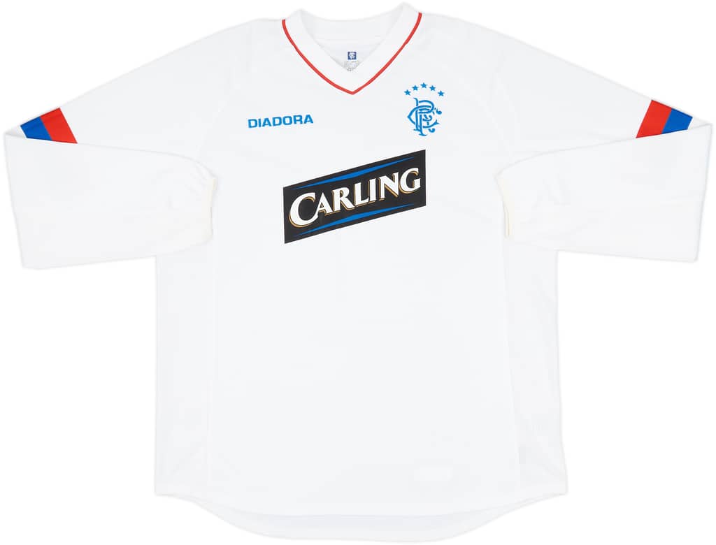 2003-04 Rangers Third L/S Shirt - 8/10 - (L)