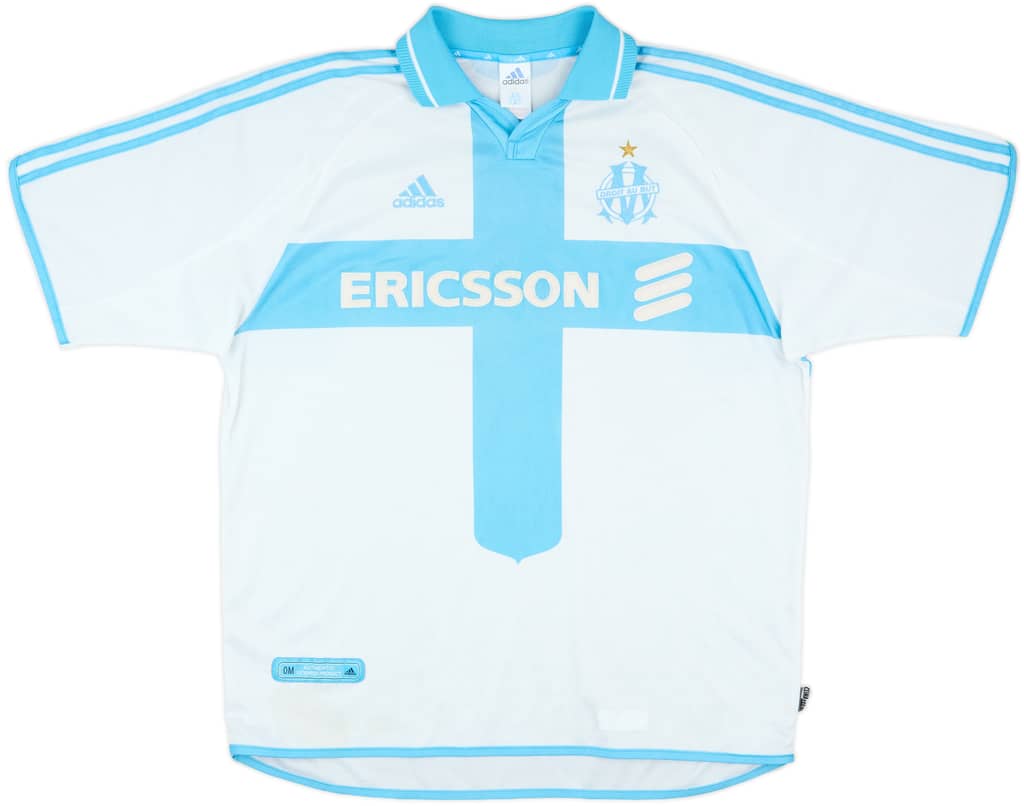 2000-01 Olympique Marseille Home Shirt - 6/10 - (XL)