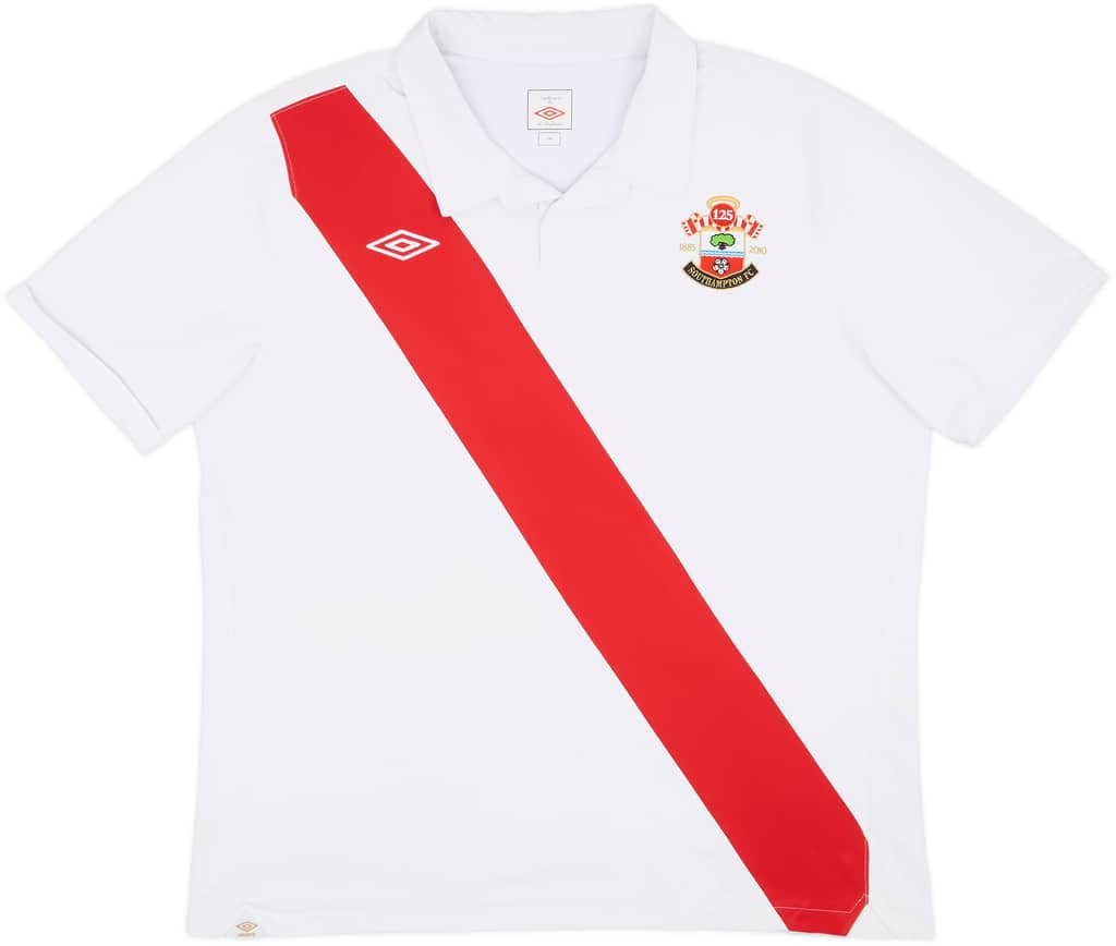2010-11 Southampton 125 Years Home Shirt - 8/10 - (XXL)