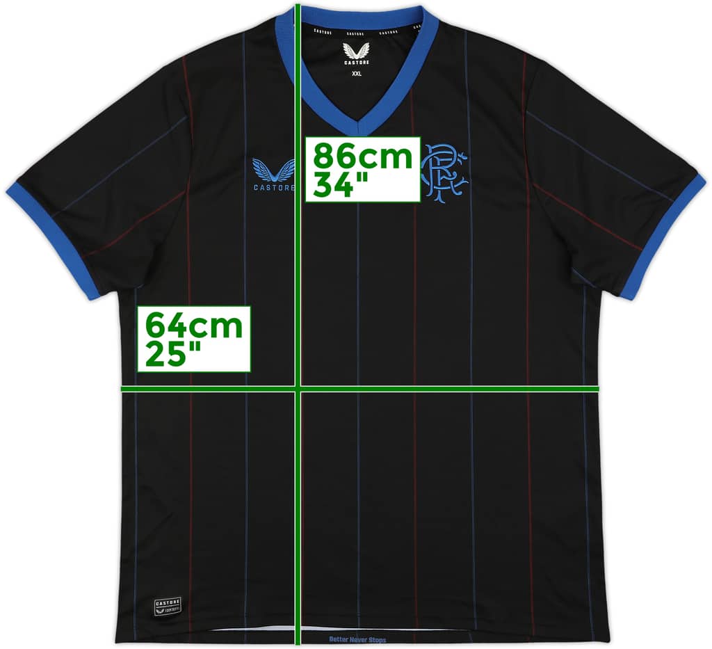 2022-23 Rangers Fourth Shirt - 9/10 - (XXL)